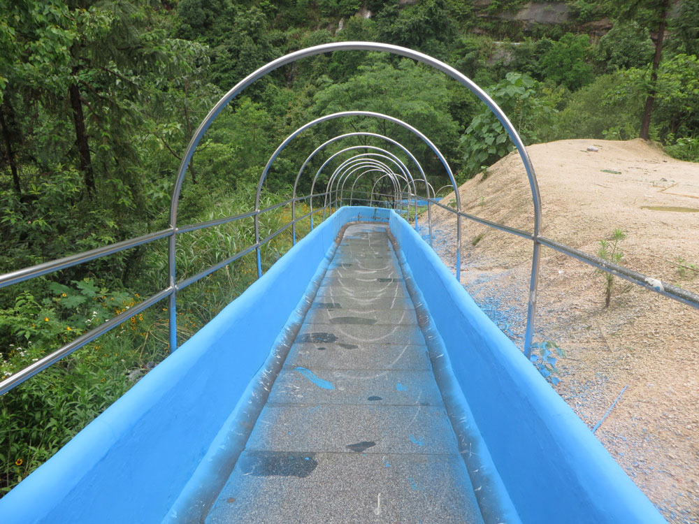 水滑道建设